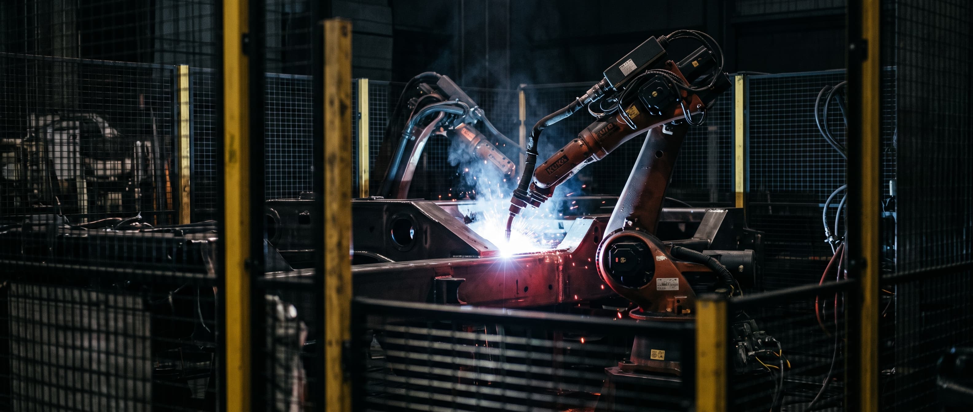 Robotic welding cell